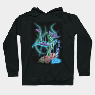 Stingrays in the Dark Hoodie